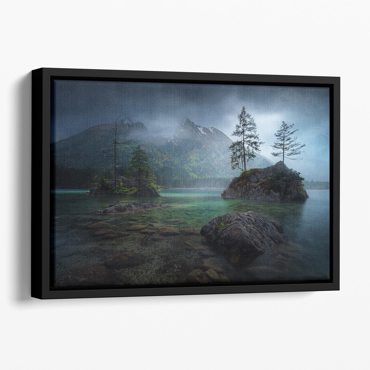 Hinterisland 2 Floating Framed Canvas - Canvas Art Rocks - 1