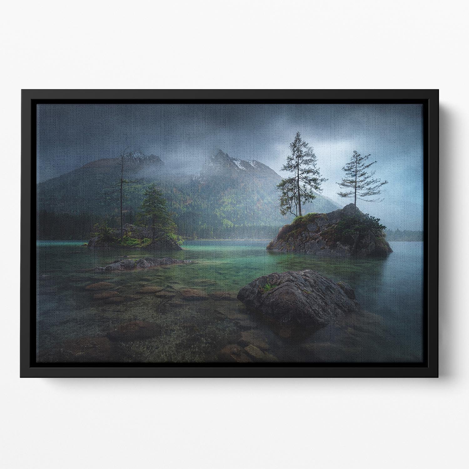 Hinterisland 2 Floating Framed Canvas - Canvas Art Rocks - 2