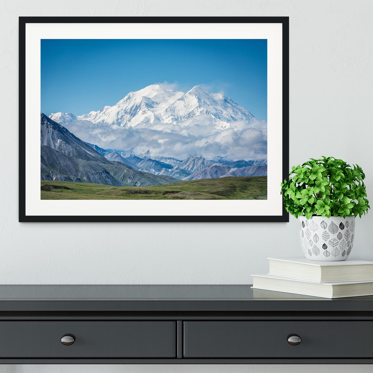 Mt Denali Alaska Framed Print - Canvas Art Rocks - 1