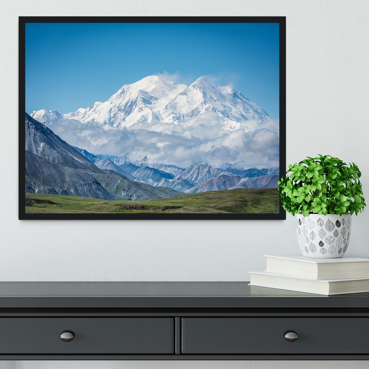 Mt Denali Alaska Framed Print - Canvas Art Rocks - 2