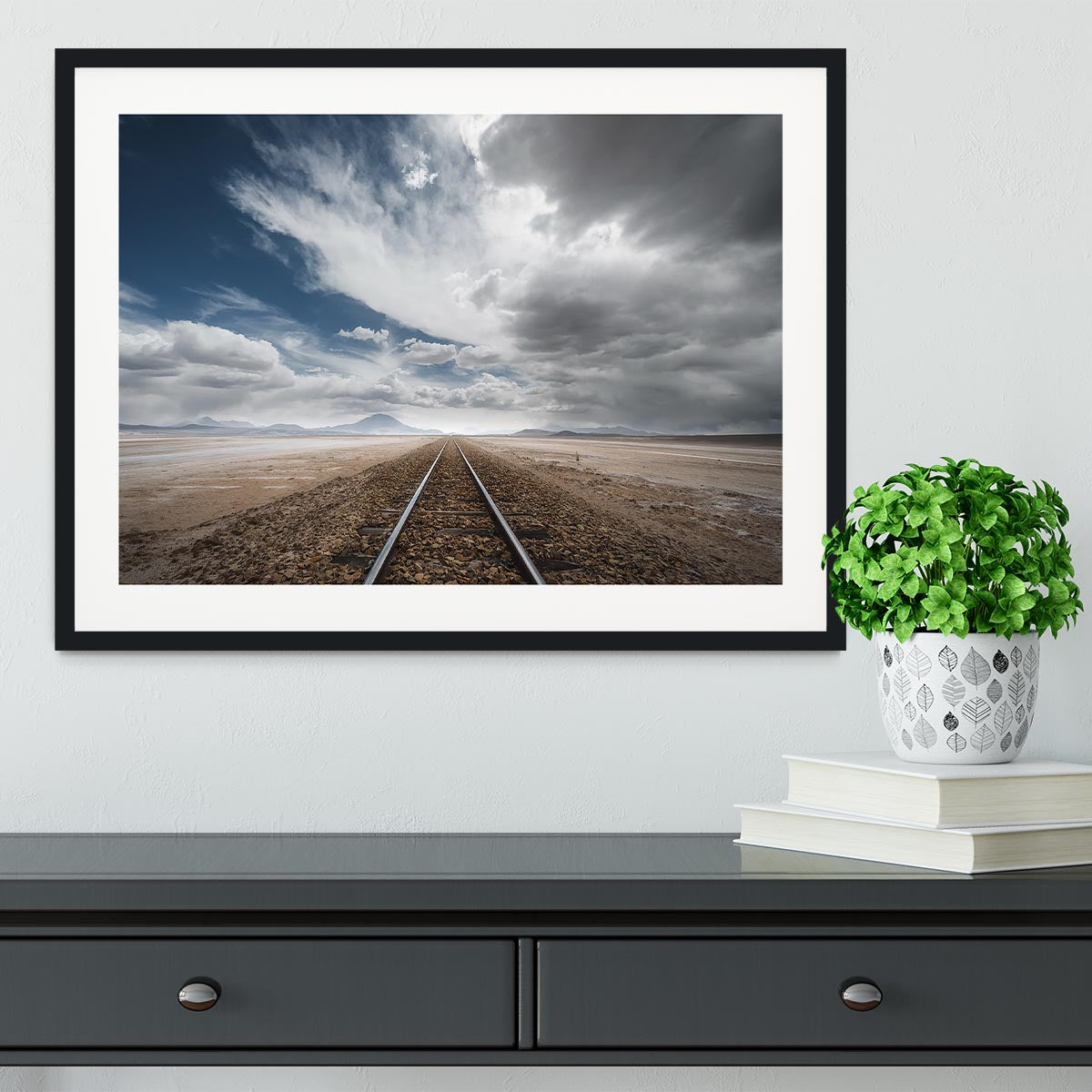 The Long Road Framed Print - Canvas Art Rocks - 1