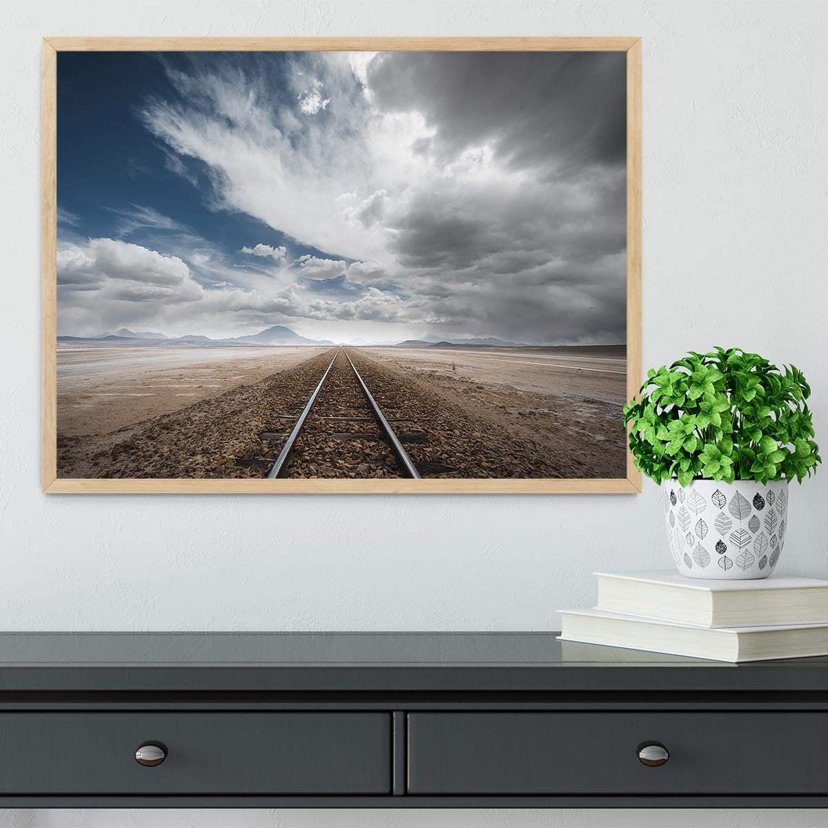 The Long Road Framed Print - Canvas Art Rocks - 4