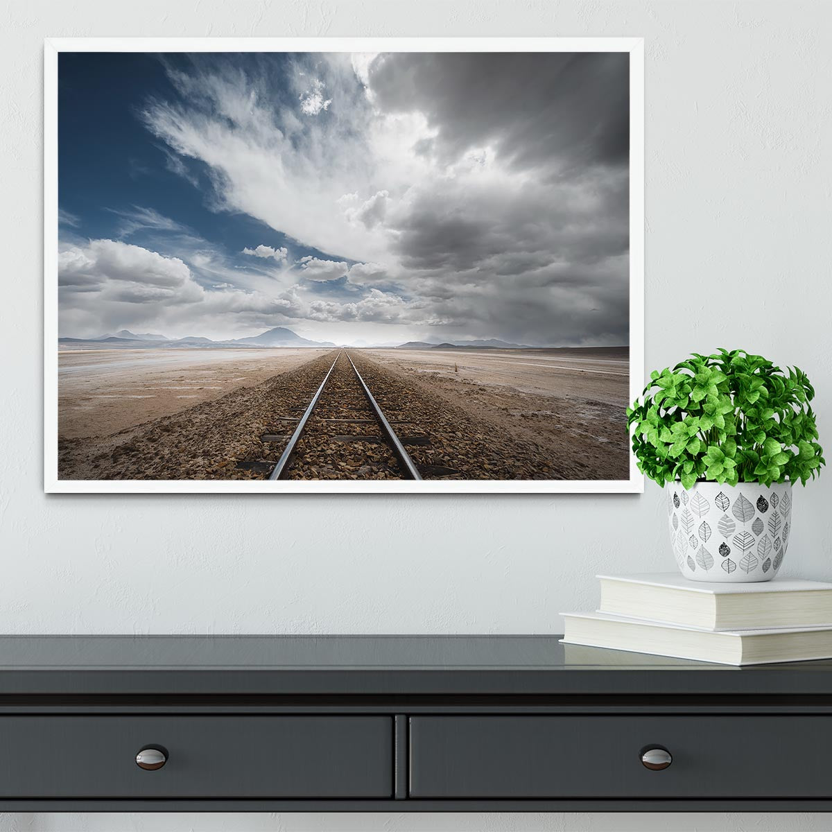 The Long Road Framed Print - Canvas Art Rocks -6