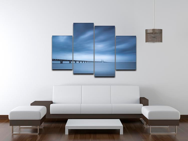 The Bridge 4 Split Panel Canvas - Canvas Art Rocks - 3