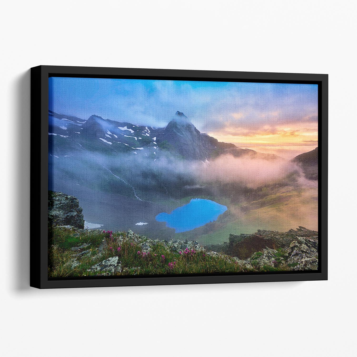 Colorado Paradise Floating Framed Canvas - Canvas Art Rocks - 1