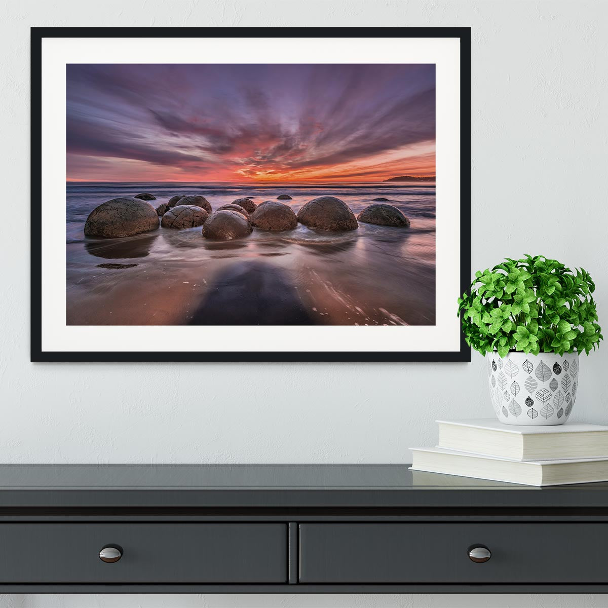 The Barrier Framed Print - Canvas Art Rocks - 1