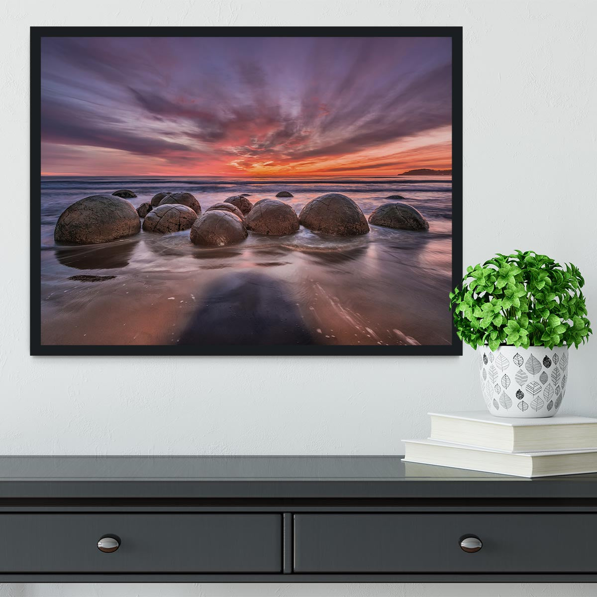 The Barrier Framed Print - Canvas Art Rocks - 2