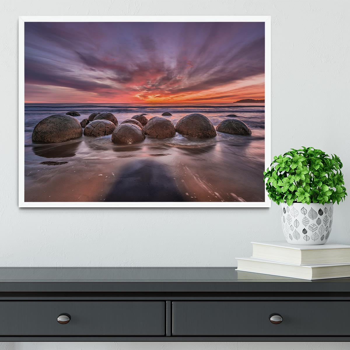 The Barrier Framed Print - Canvas Art Rocks -6