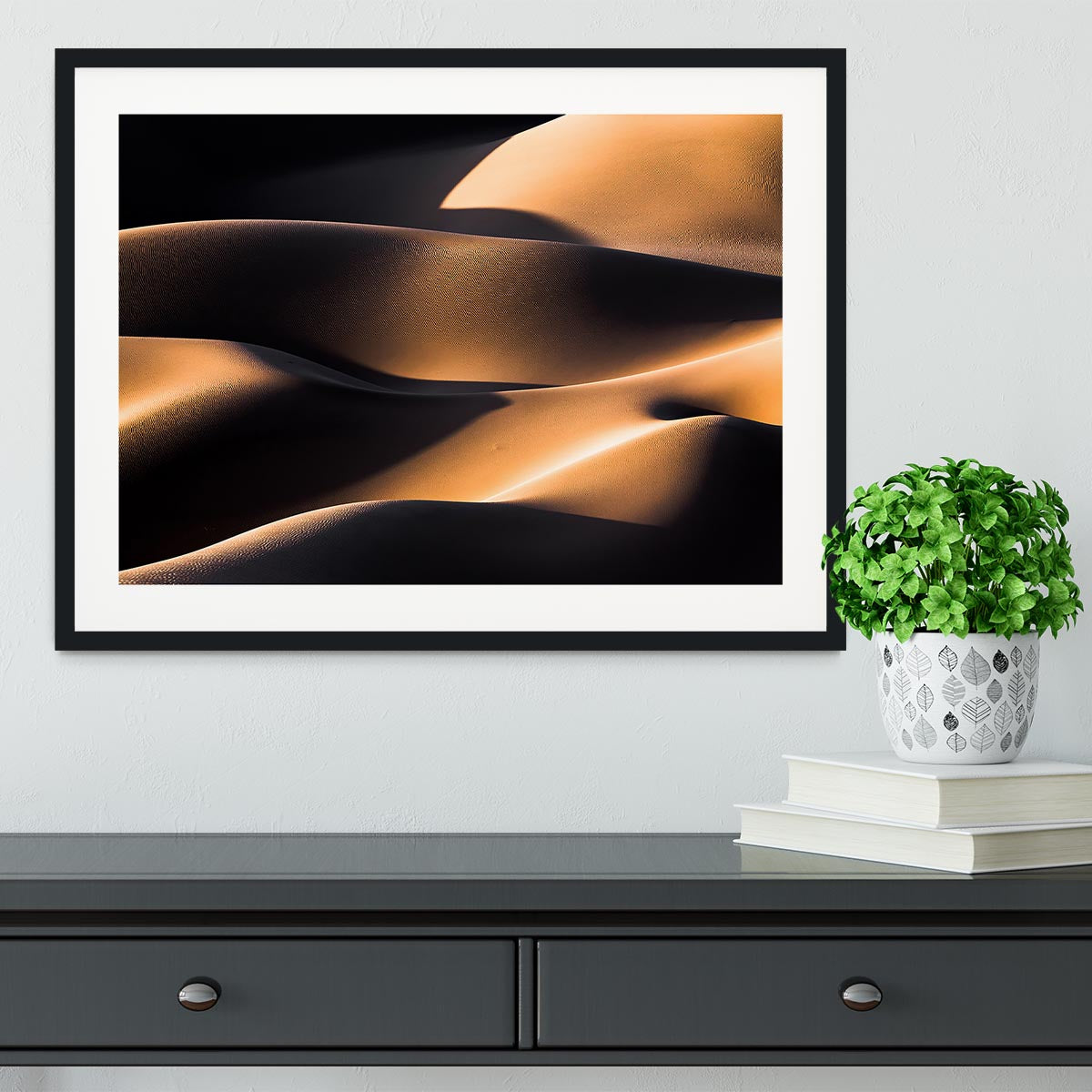 Wave Framed Print - Canvas Art Rocks - 1