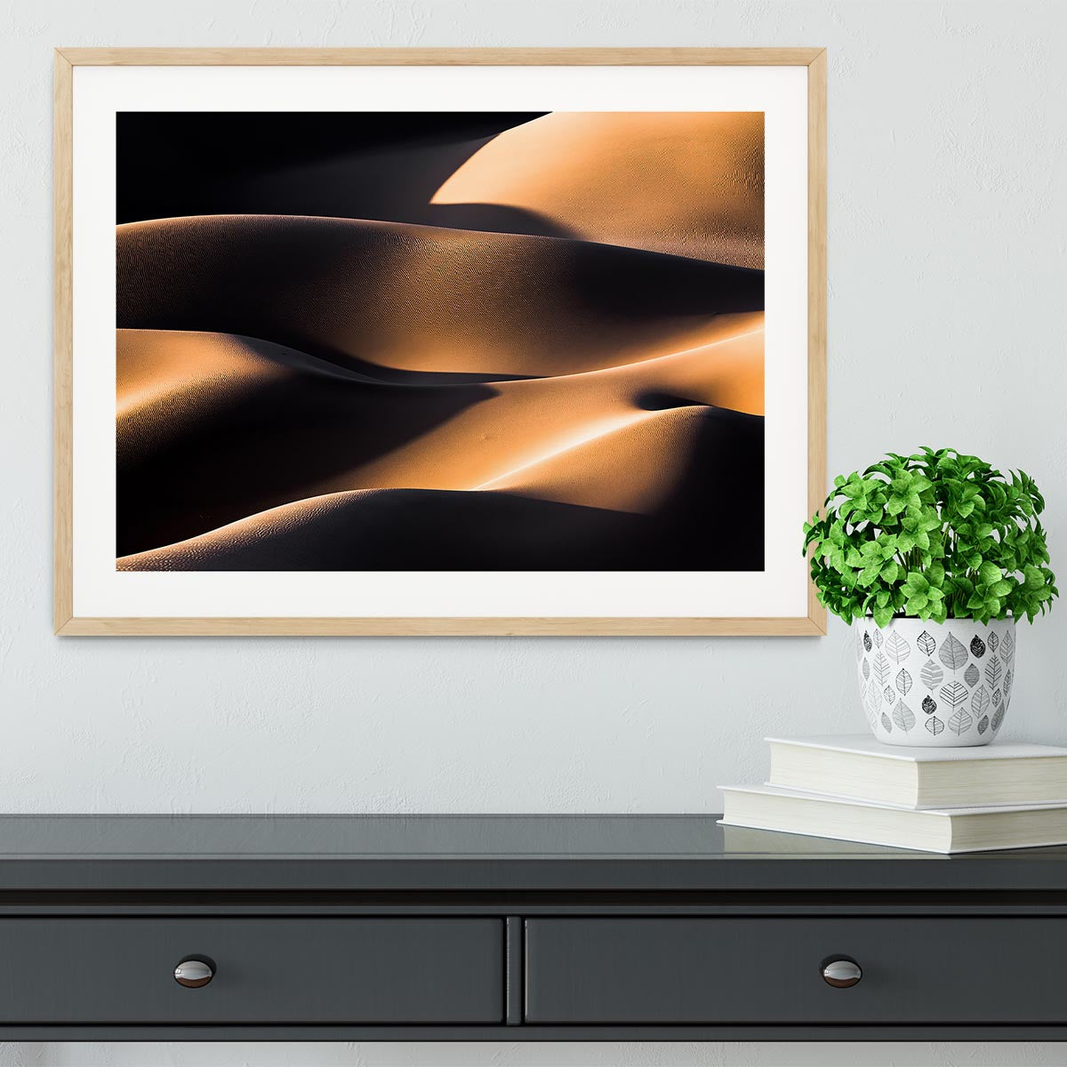 Wave Framed Print - Canvas Art Rocks - 3