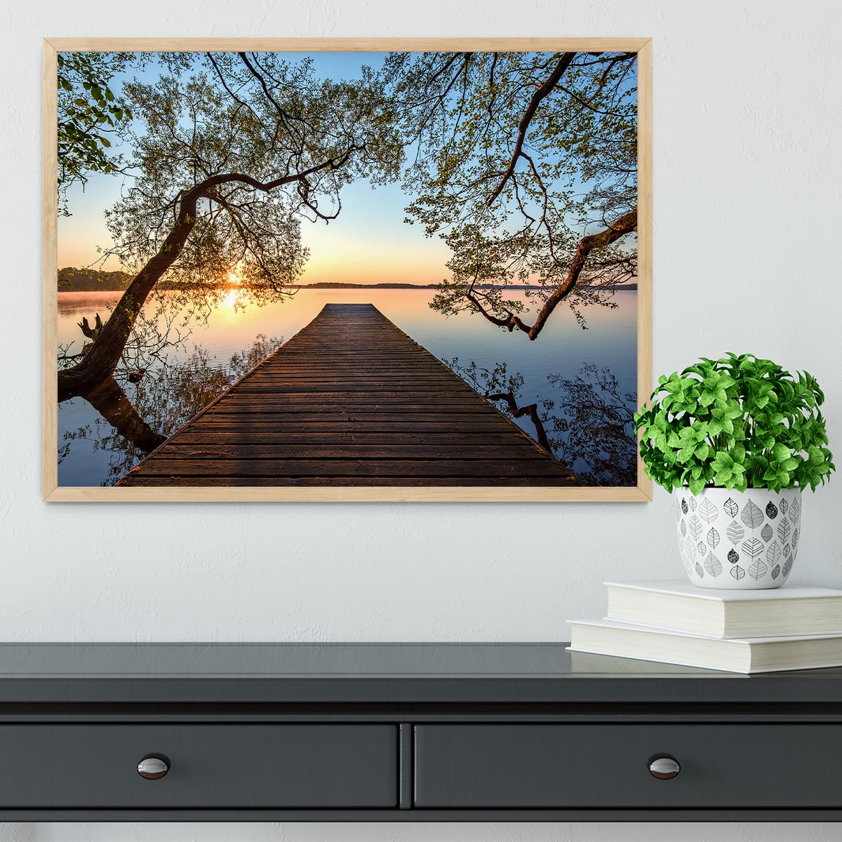 Framed Framed Print - Canvas Art Rocks - 4