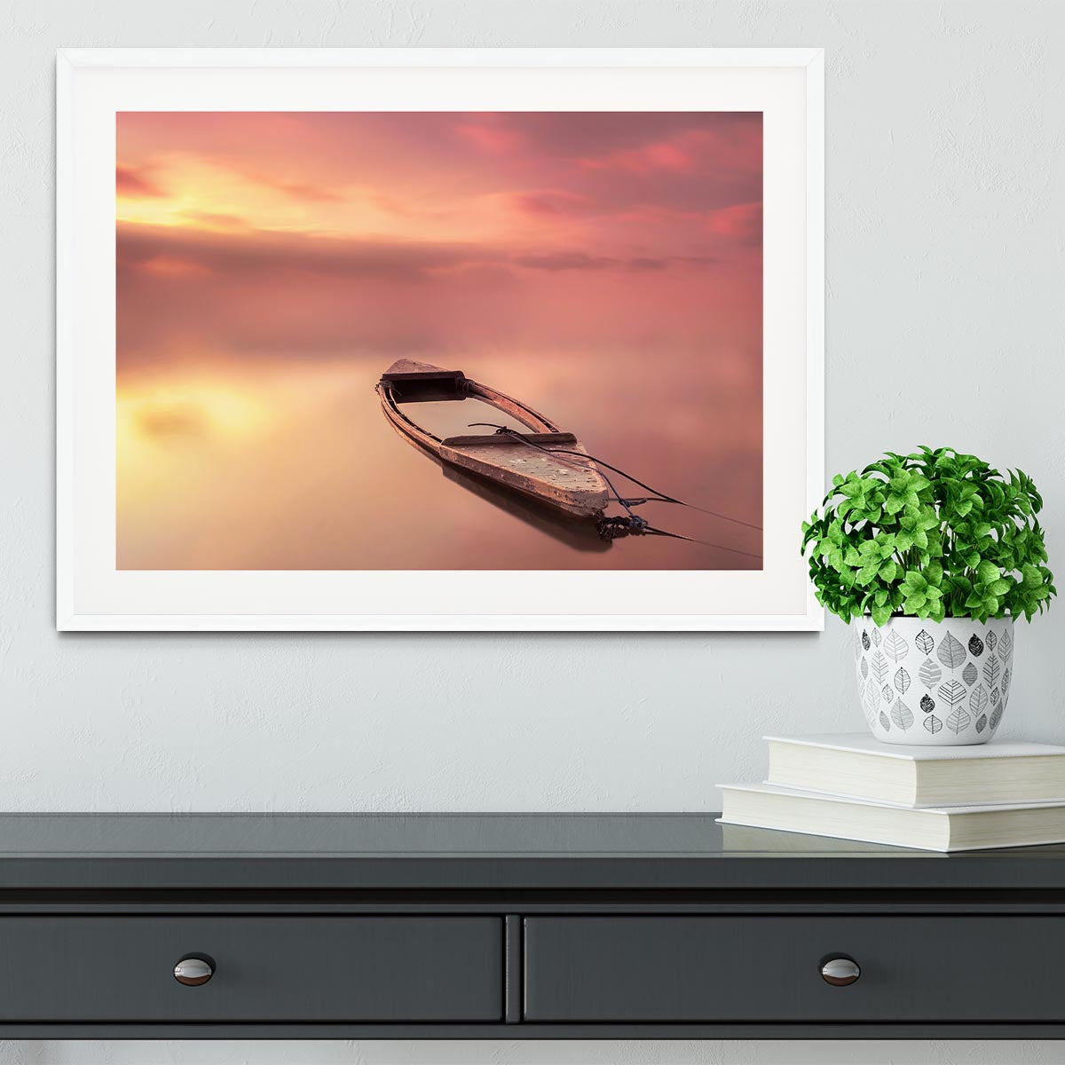 The Boat Framed Print - Canvas Art Rocks - 5