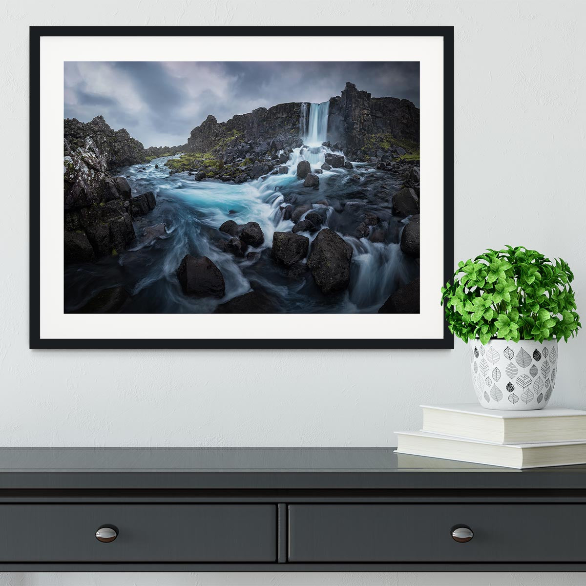 Between Continents Framed Print - Canvas Art Rocks - 1