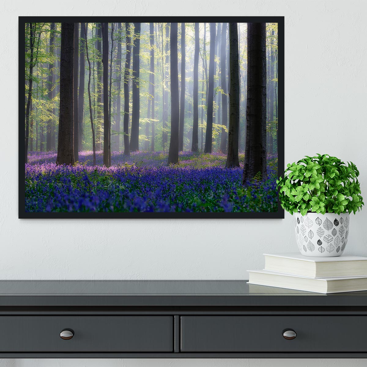 Bluebells Framed Print - Canvas Art Rocks - 2