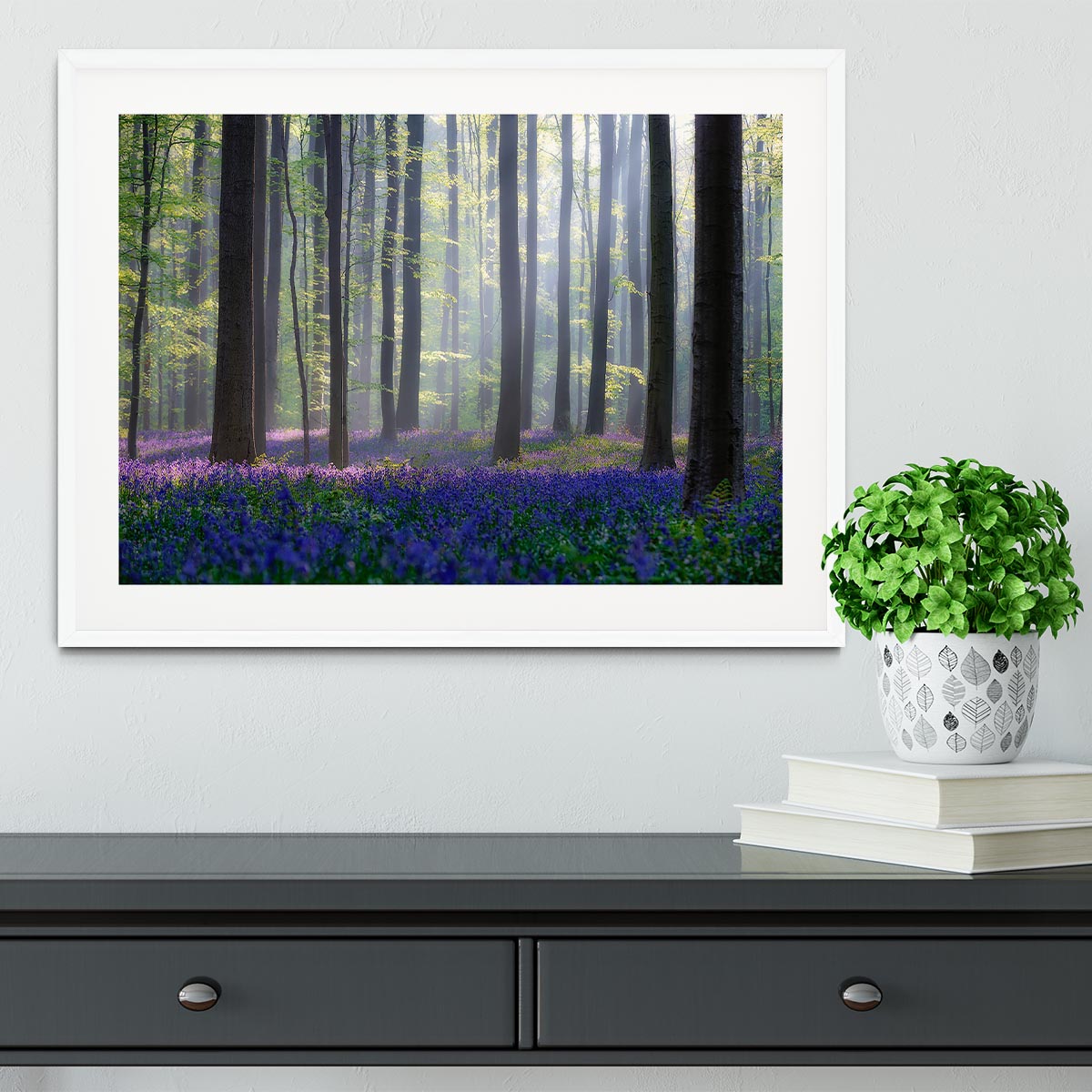 Bluebells Framed Print - Canvas Art Rocks - 5