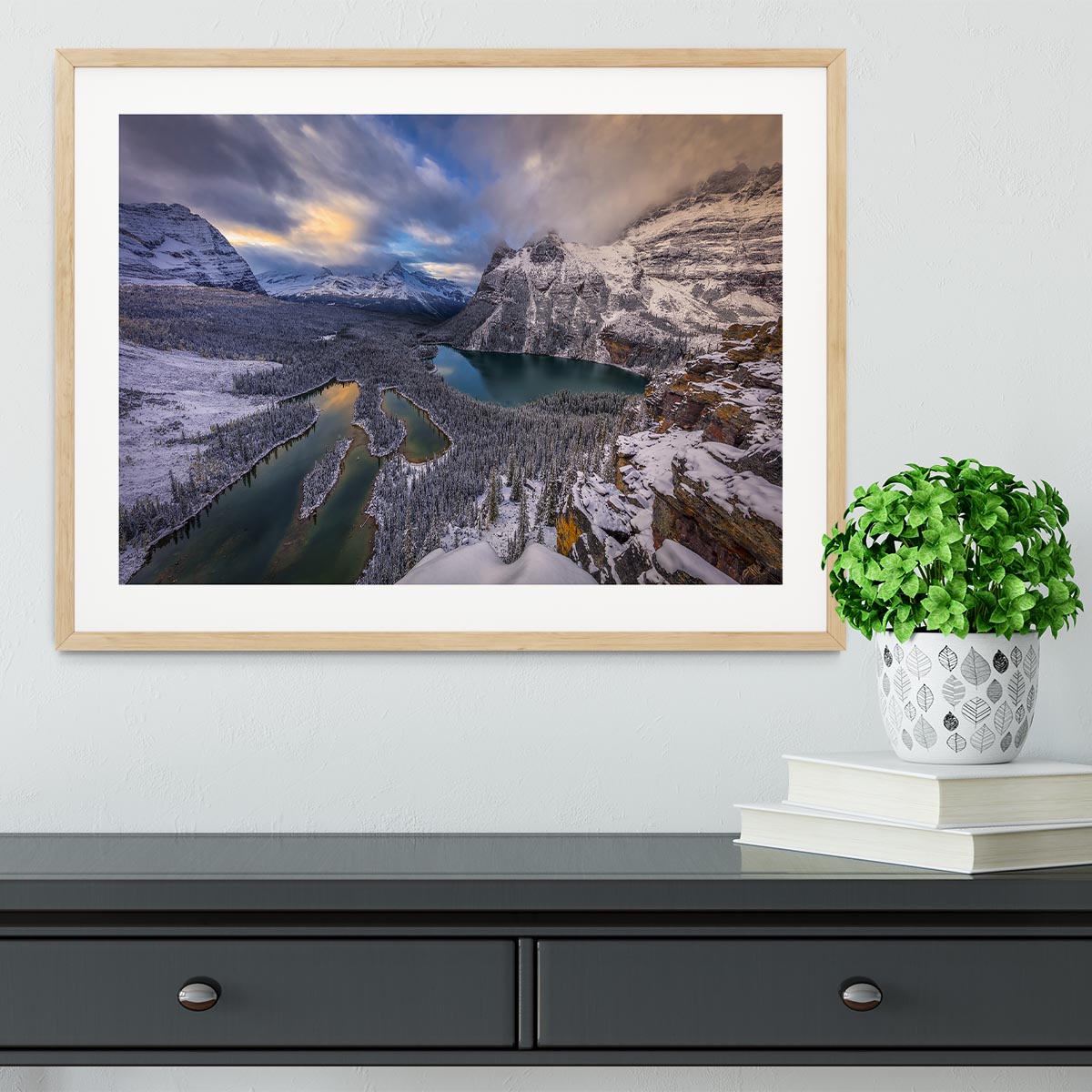 Lake Ohara Framed Print - Canvas Art Rocks - 3