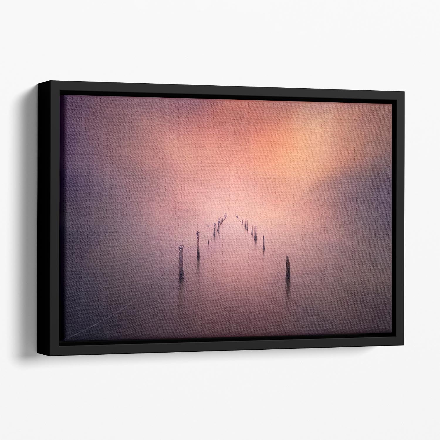 The Light Floating Framed Canvas - Canvas Art Rocks - 1