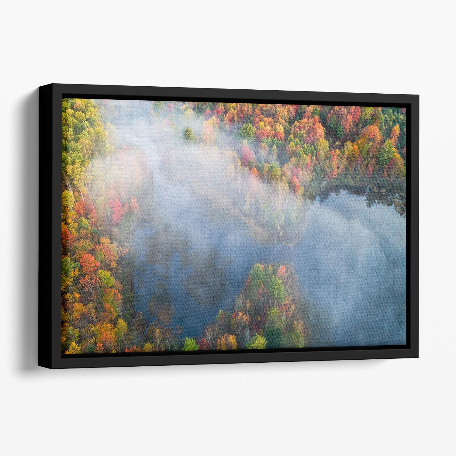 Autumn Symphony I Floating Framed Canvas - Canvas Art Rocks - 1