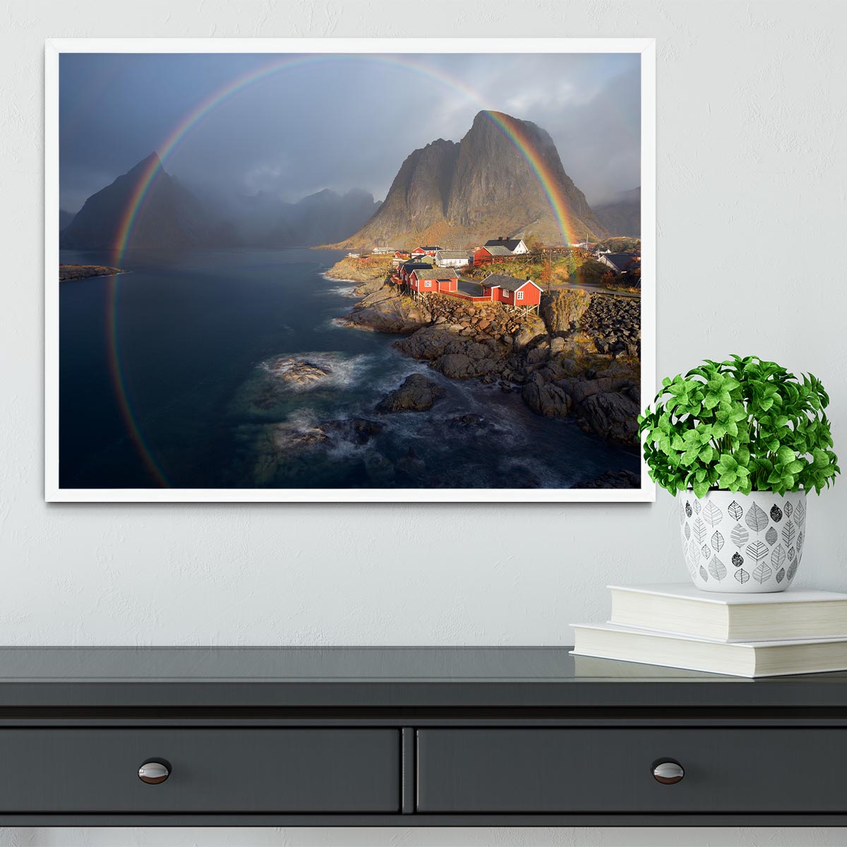 In The Rainbow Framed Print - Canvas Art Rocks -6