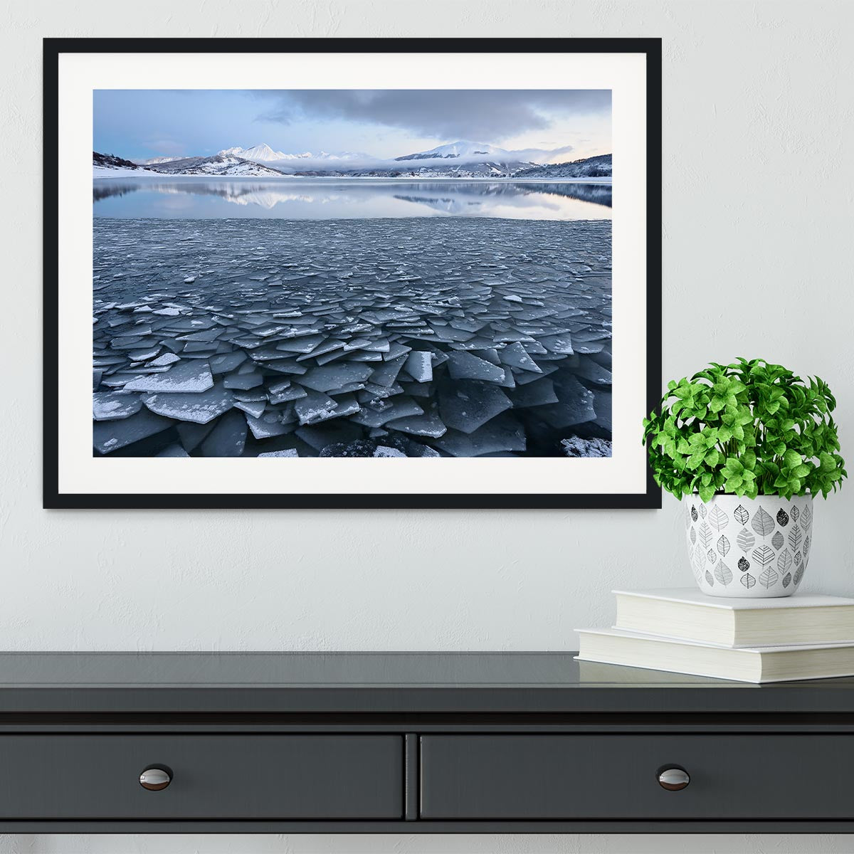 Ice Shards Framed Print - Canvas Art Rocks - 1