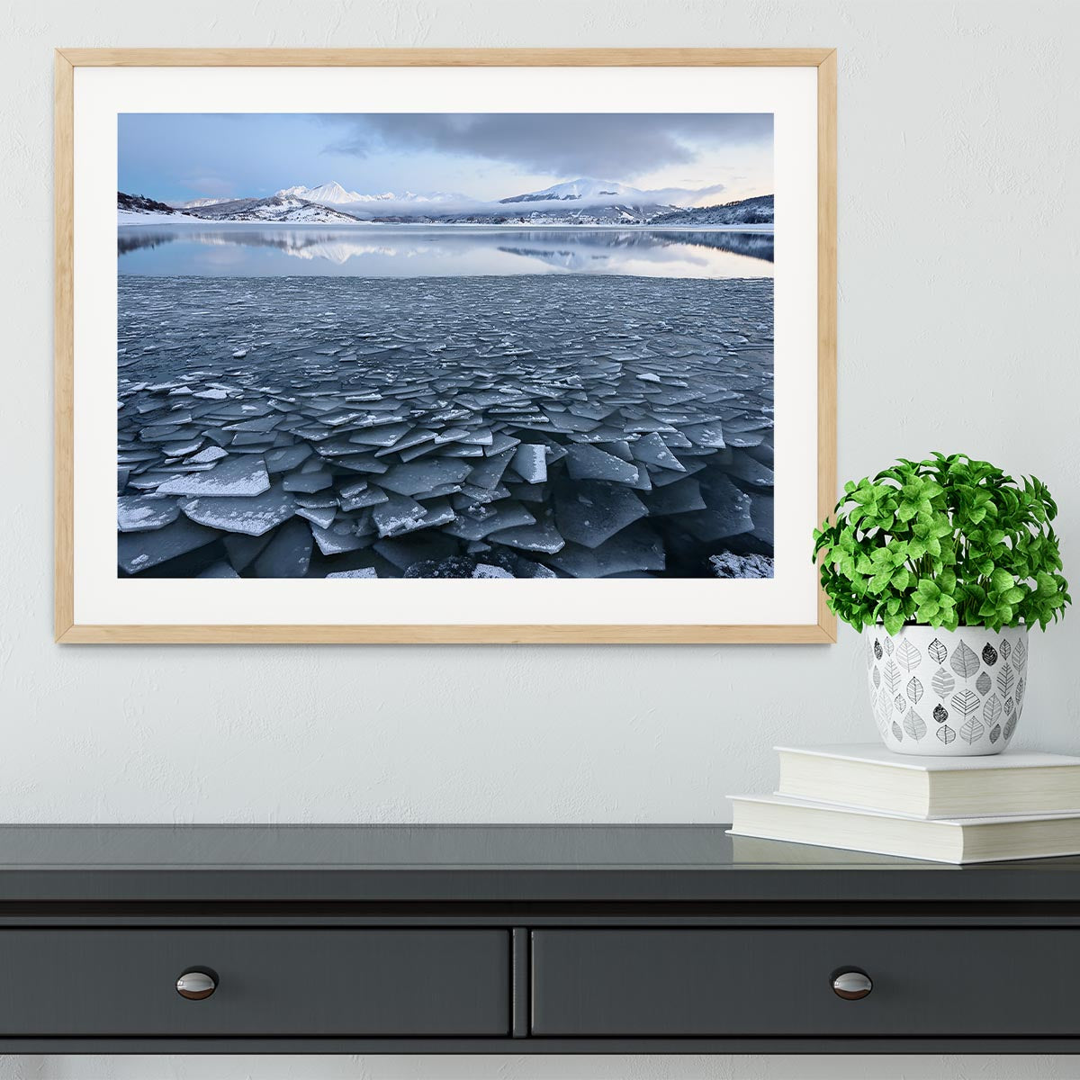 Ice Shards Framed Print - Canvas Art Rocks - 3