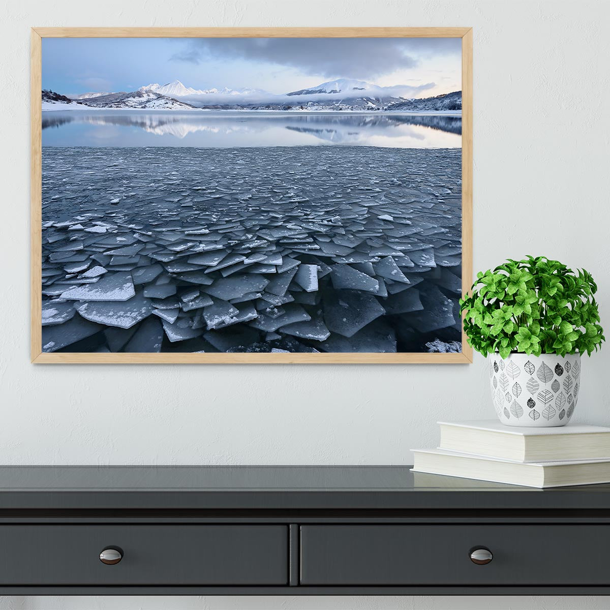 Ice Shards Framed Print - Canvas Art Rocks - 4