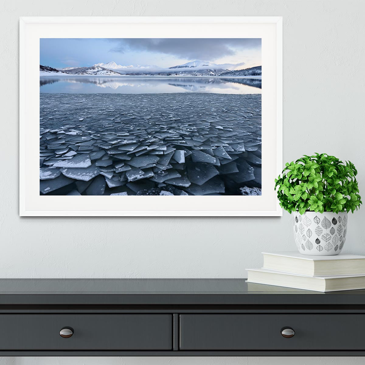 Ice Shards Framed Print - Canvas Art Rocks - 5