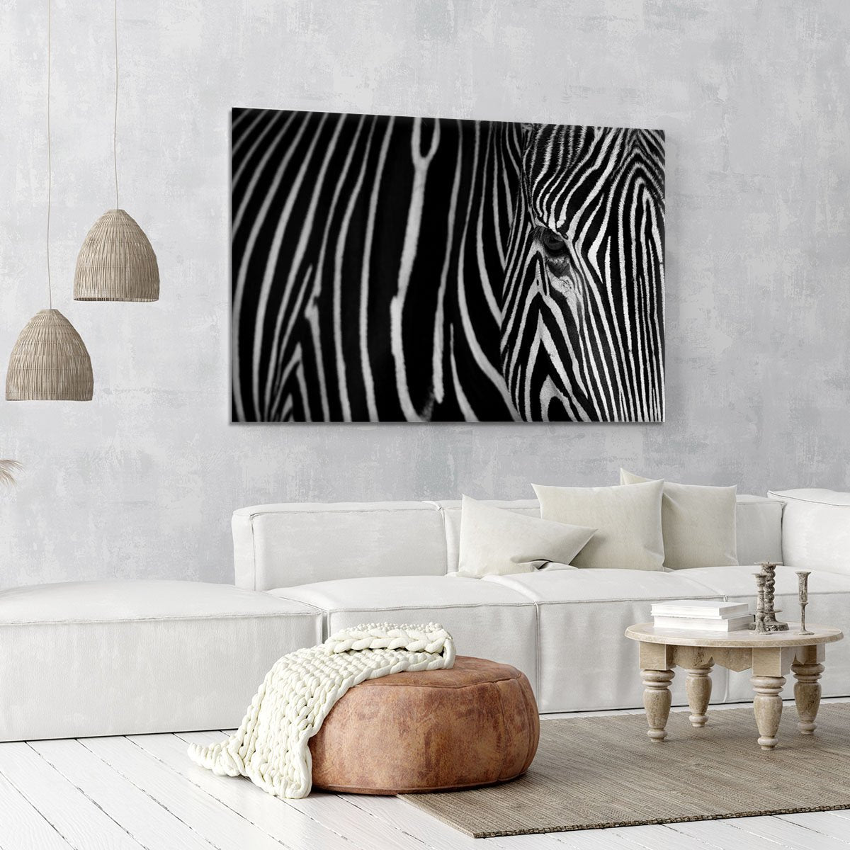 Zebra Pattern Canvas Print or Poster - Canvas Art Rocks - 6