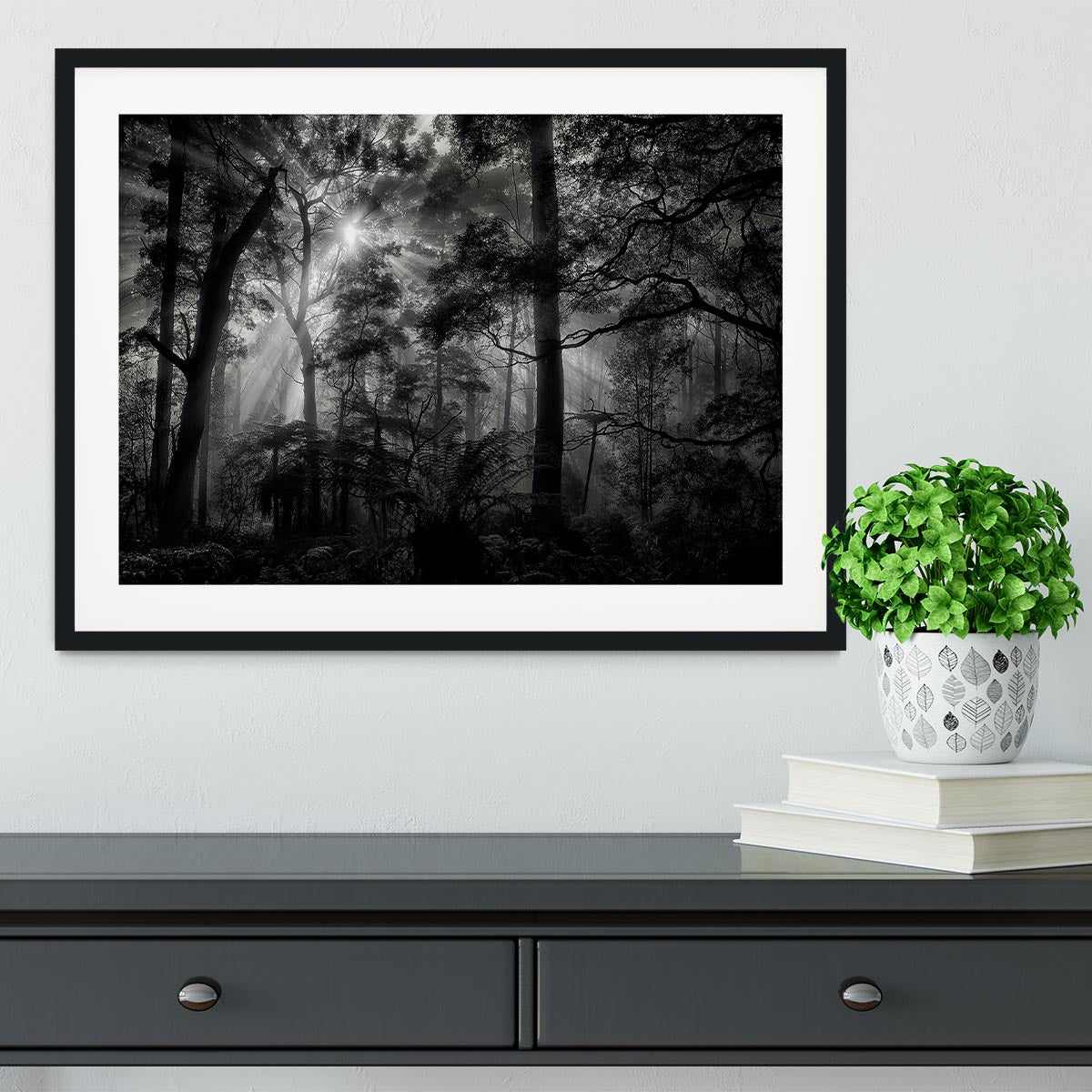 Primary Forest Framed Print - Canvas Art Rocks - 1