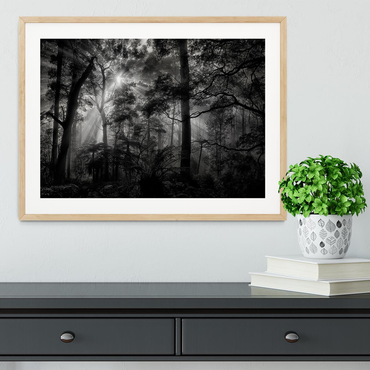 Primary Forest Framed Print - Canvas Art Rocks - 3