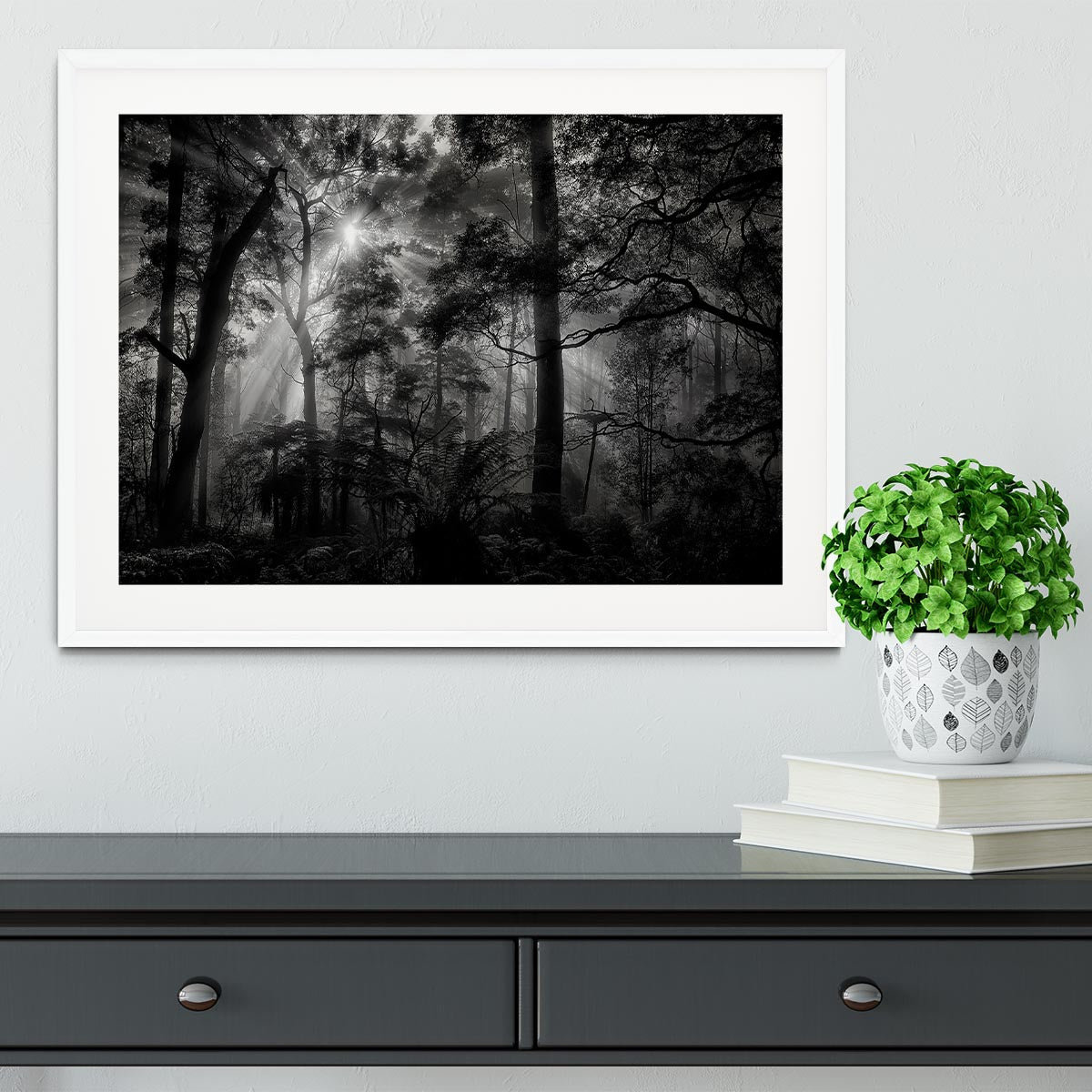 Primary Forest Framed Print - Canvas Art Rocks - 5