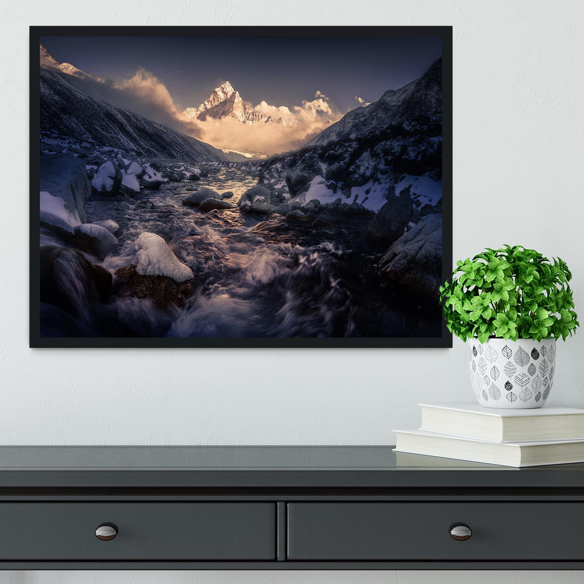 Ama Dablam Framed Print - Canvas Art Rocks - 2