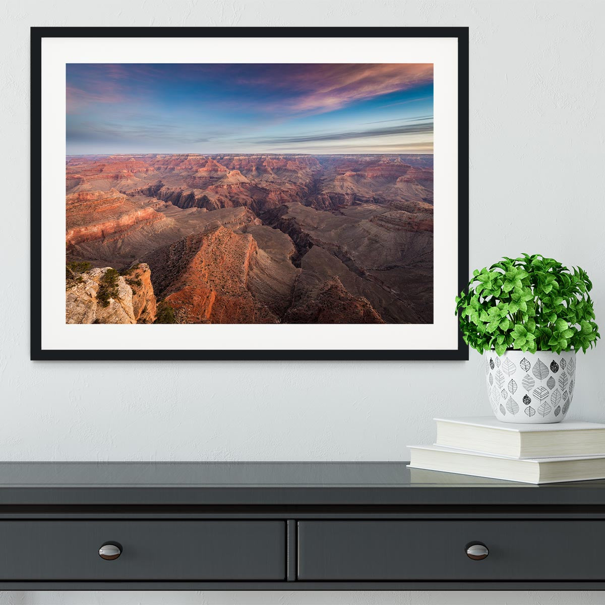 South Rim Sunrise Framed Print - Canvas Art Rocks - 1