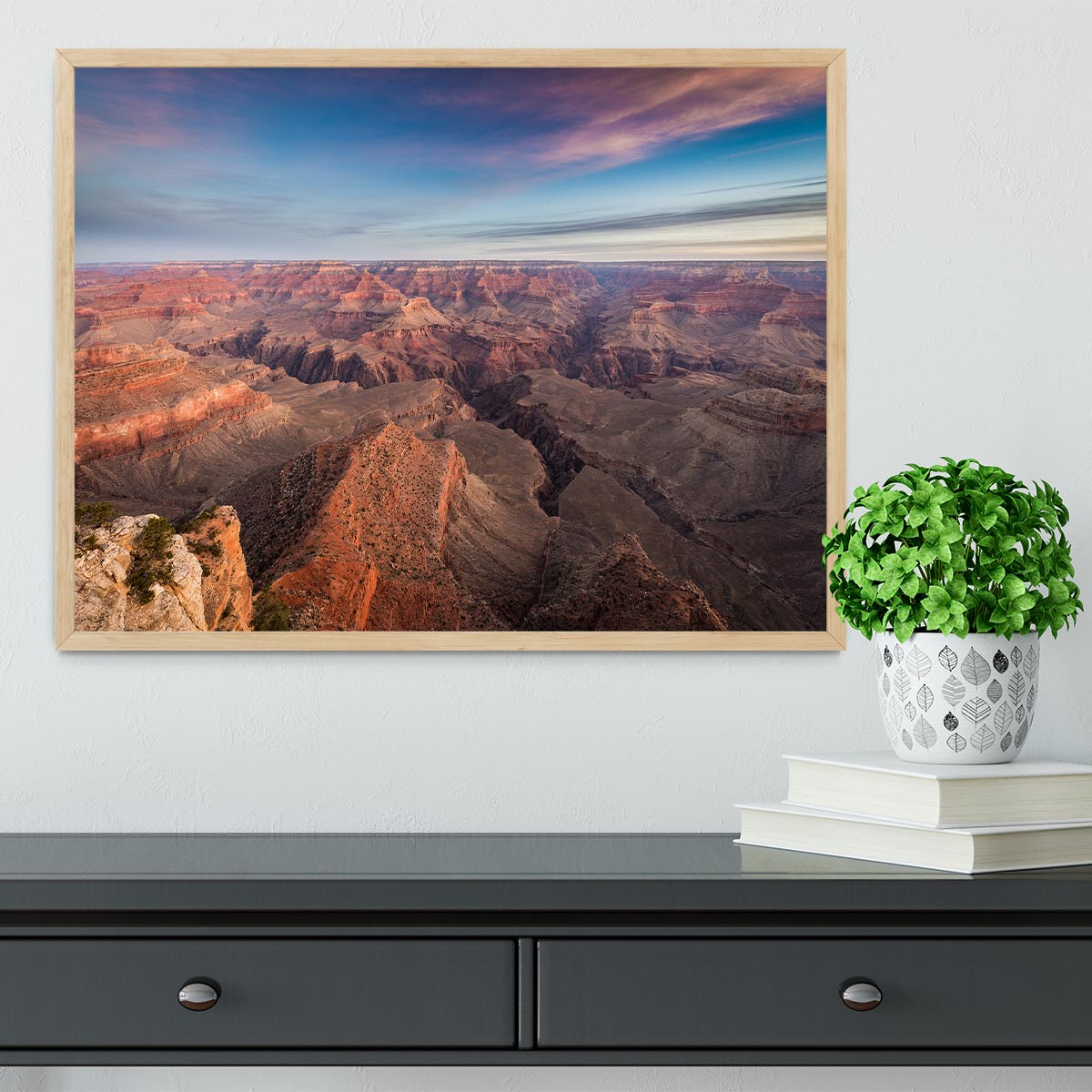 South Rim Sunrise Framed Print - Canvas Art Rocks - 4