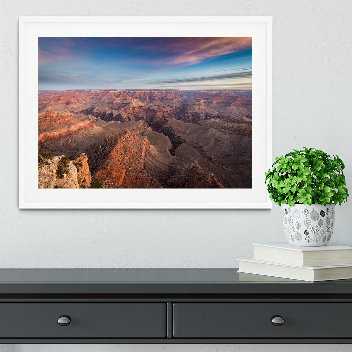 South Rim Sunrise Framed Print - Canvas Art Rocks - 5