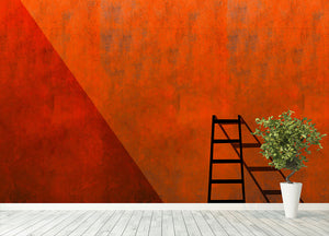 A Ladder And Its Shadow Wall Mural Wallpaper - Canvas Art Rocks - 4