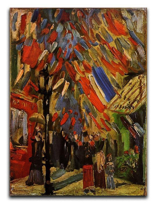 14 July in Paris by Van Gogh Canvas Print & Poster  - Canvas Art Rocks - 1