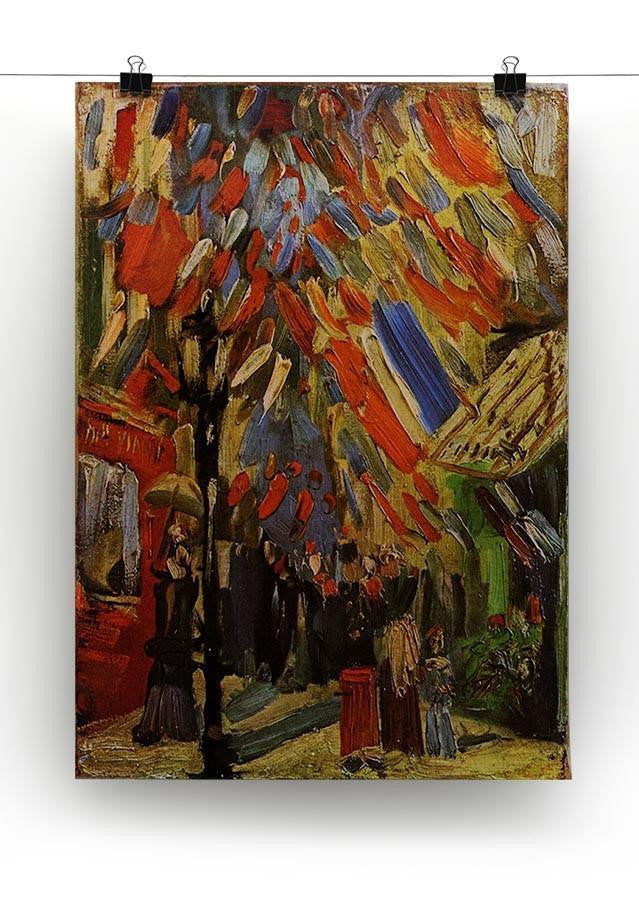 14 July in Paris by Van Gogh Canvas Print & Poster - Canvas Art Rocks - 2