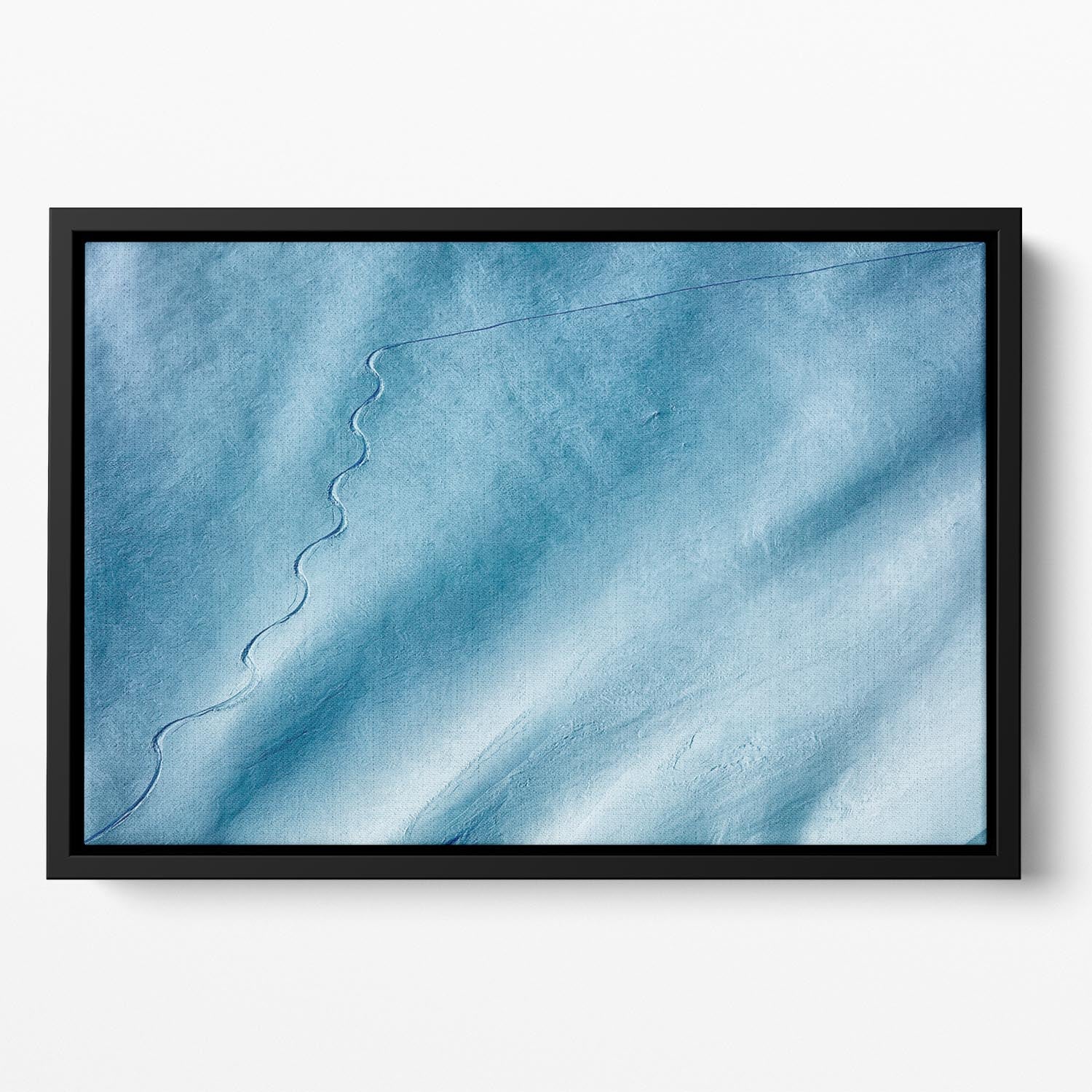 Wave Floating Framed Canvas - Canvas Art Rocks - 2