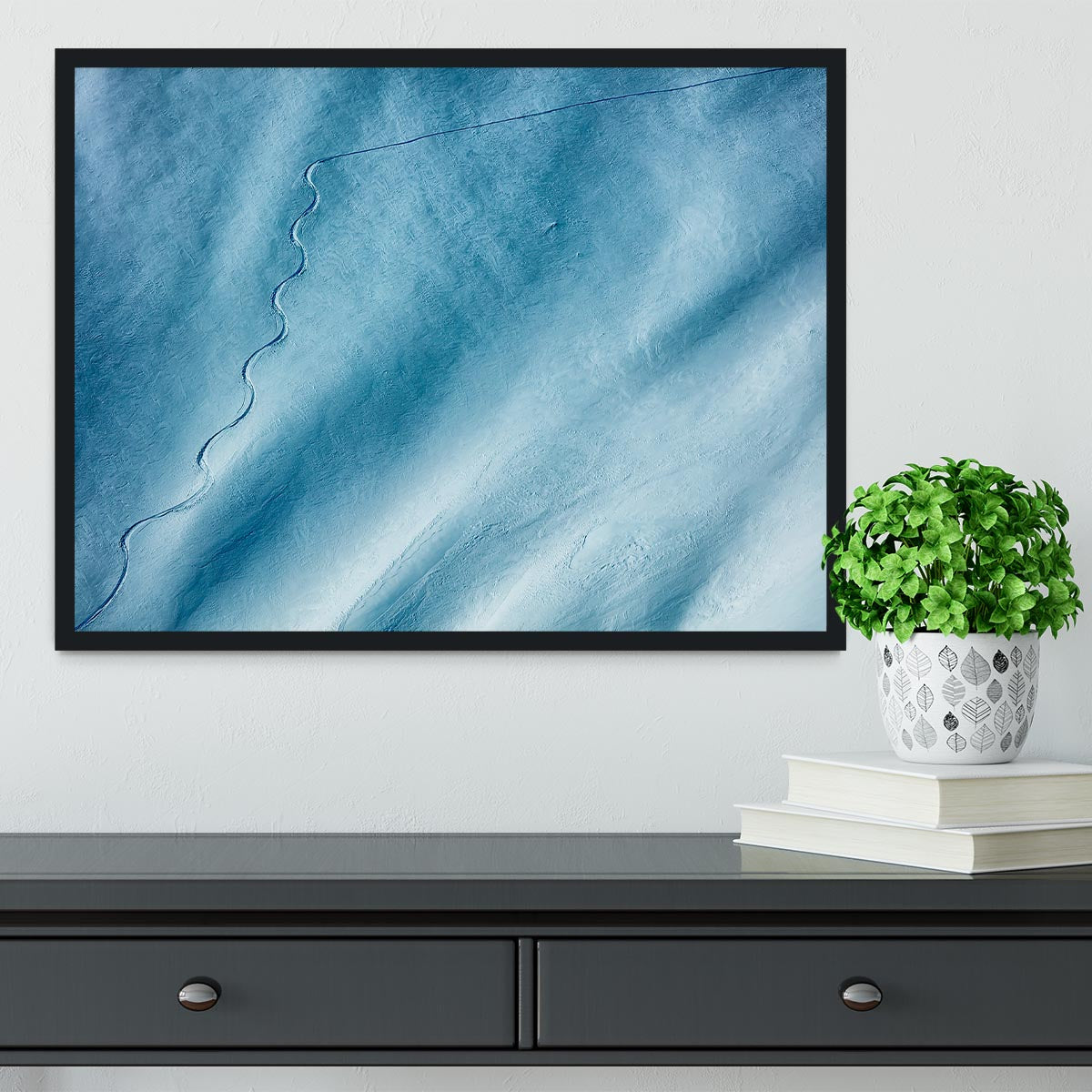 Wave Framed Print - Canvas Art Rocks - 2