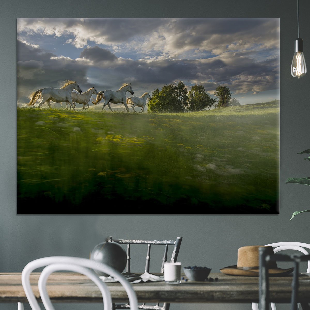 Galloping Horses Canvas Print or Poster - Canvas Art Rocks - 3