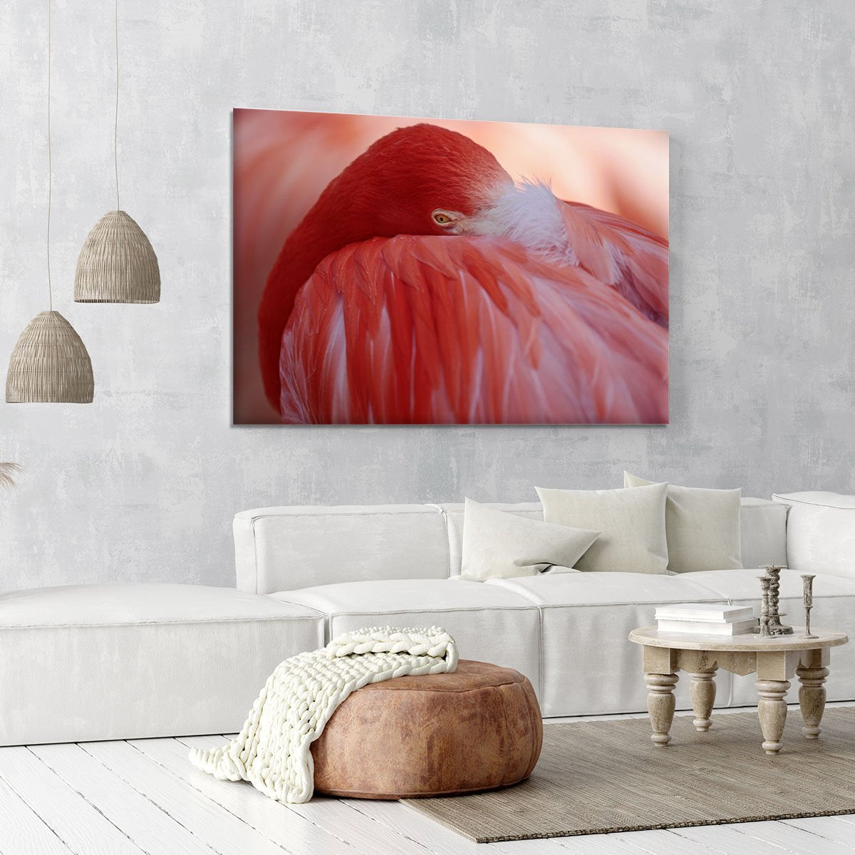 Red Flamingo Canvas Print or Poster - Canvas Art Rocks - 6