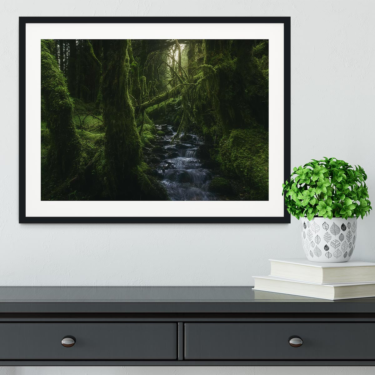 Hidden Wood Framed Print - Canvas Art Rocks - 1