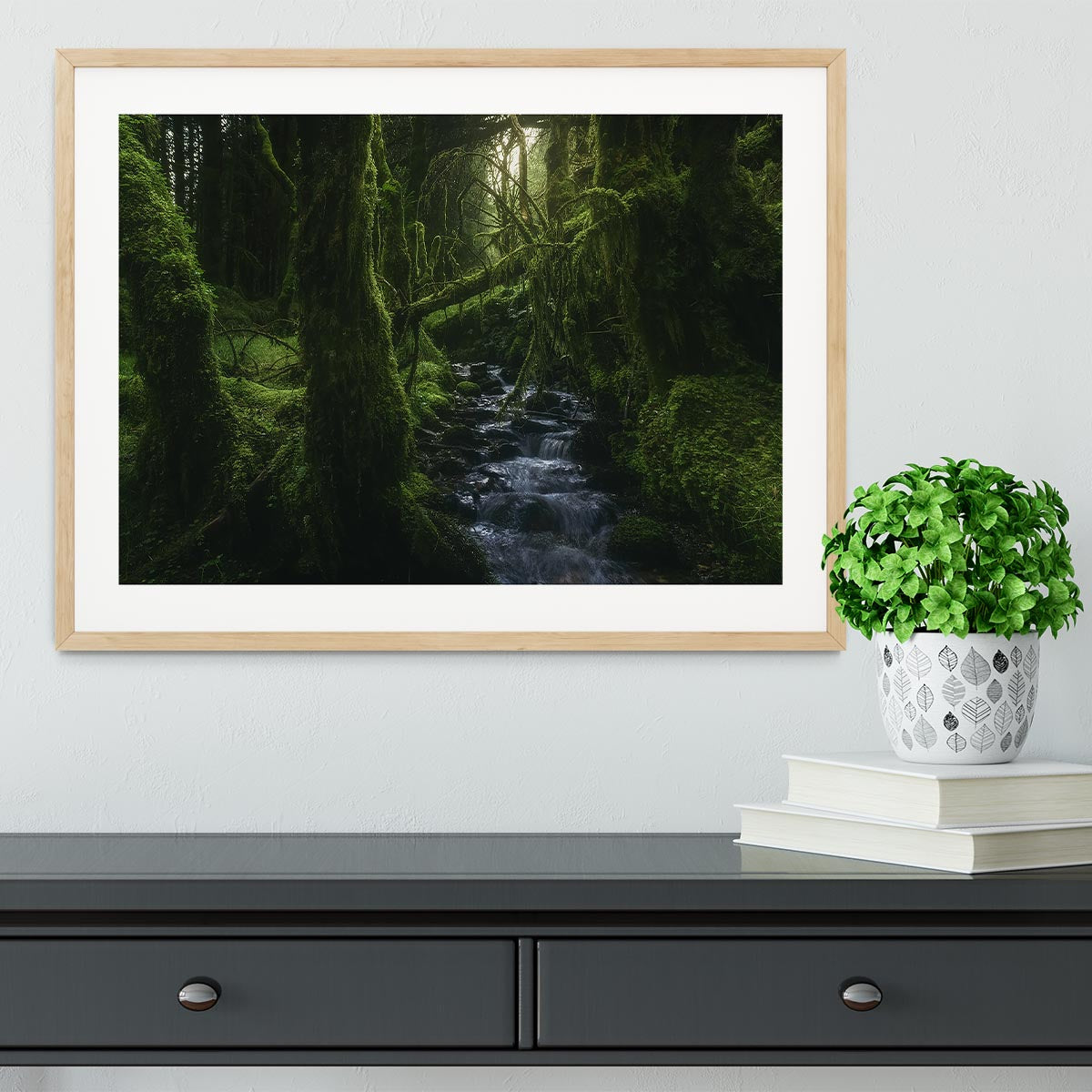 Hidden Wood Framed Print - Canvas Art Rocks - 3