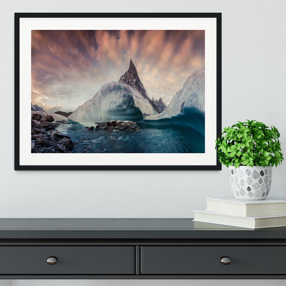 Pakistan K2 Framed Print - Canvas Art Rocks - 1