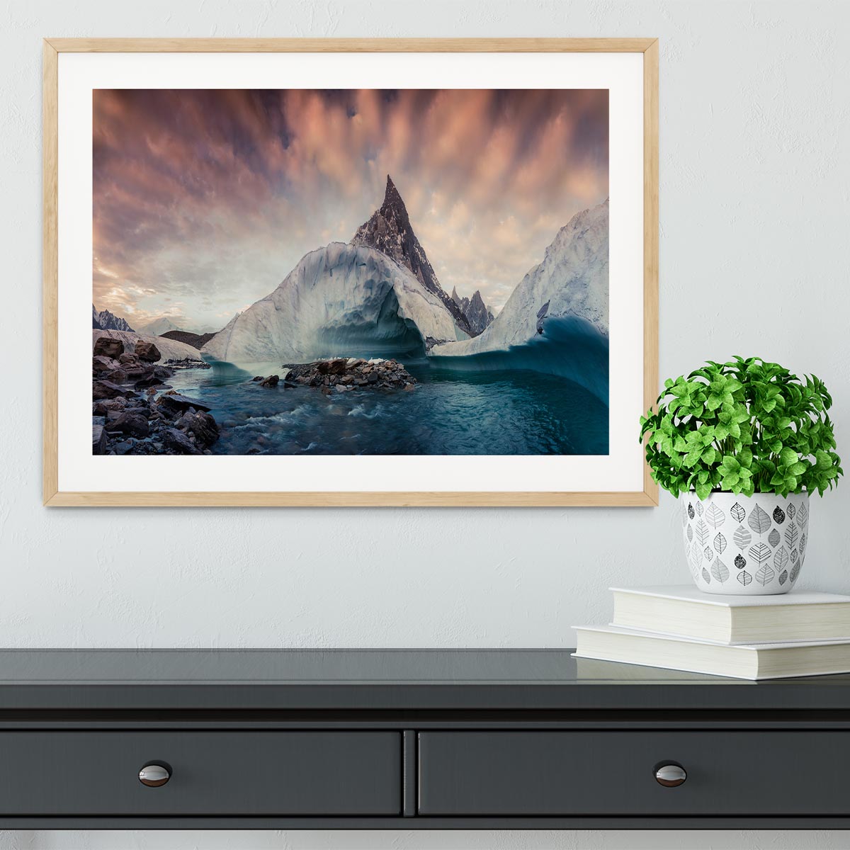 Pakistan K2 Framed Print - Canvas Art Rocks - 3