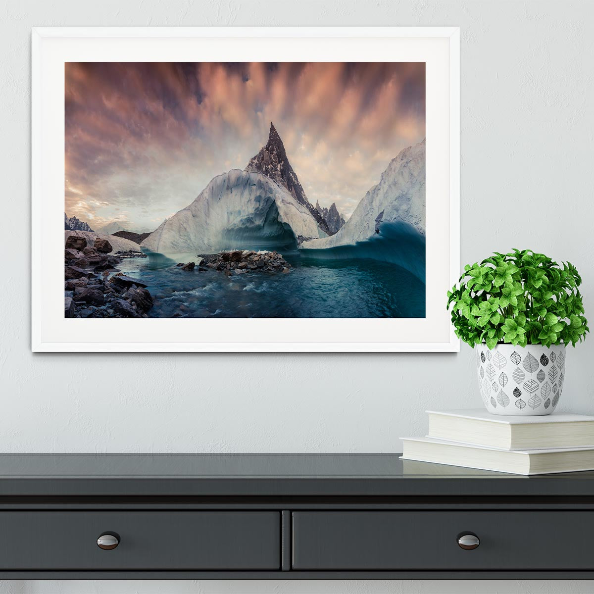 Pakistan K2 Framed Print - Canvas Art Rocks - 5