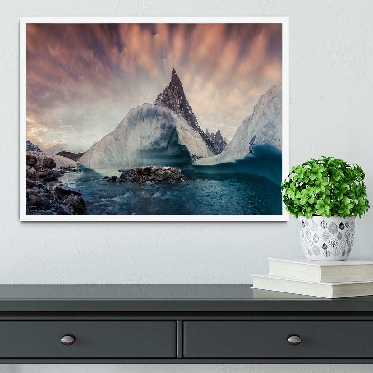 Pakistan K2 Framed Print - Canvas Art Rocks -6