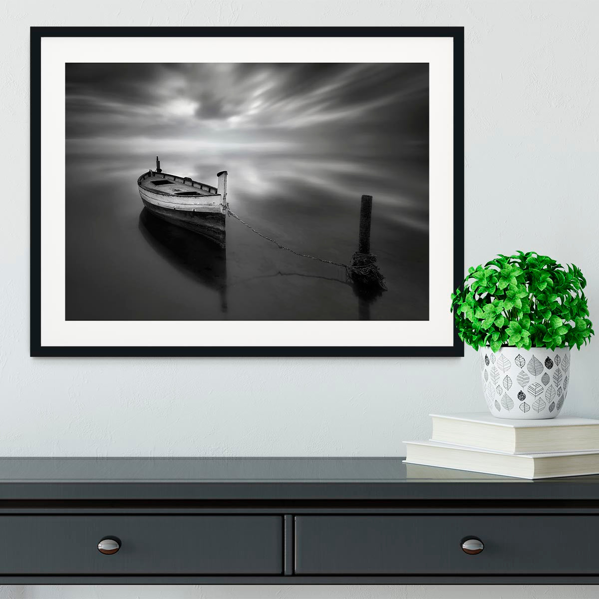 The Boat Ii Framed Print - Canvas Art Rocks - 1