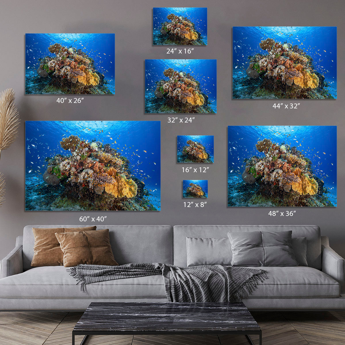 Underwater Biodiversity Canvas Print or Poster - Canvas Art Rocks - 7